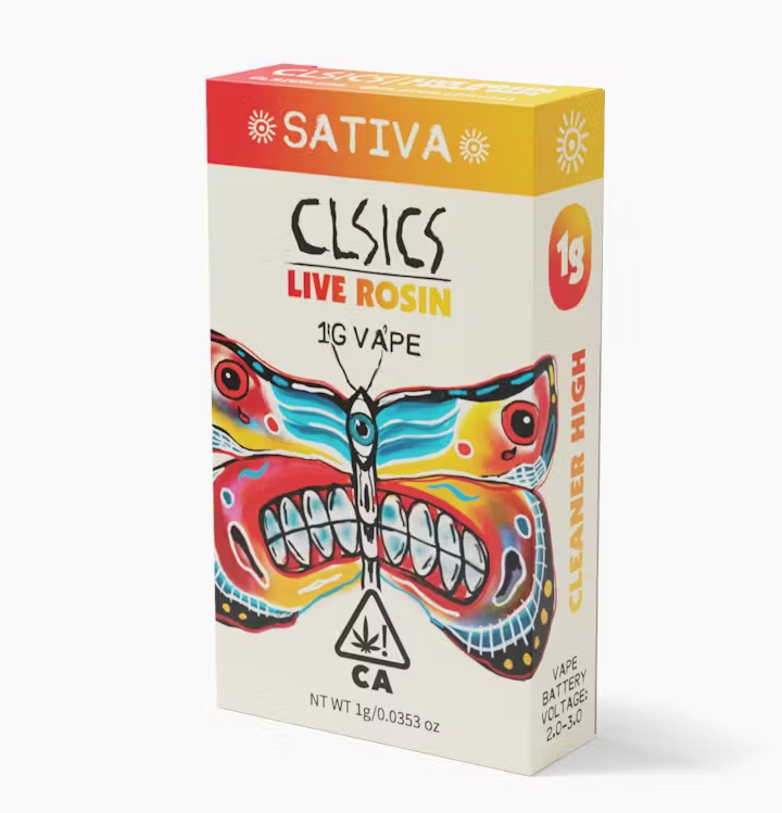 CLSICS - BLUE CRACK ROSIN CART 1G