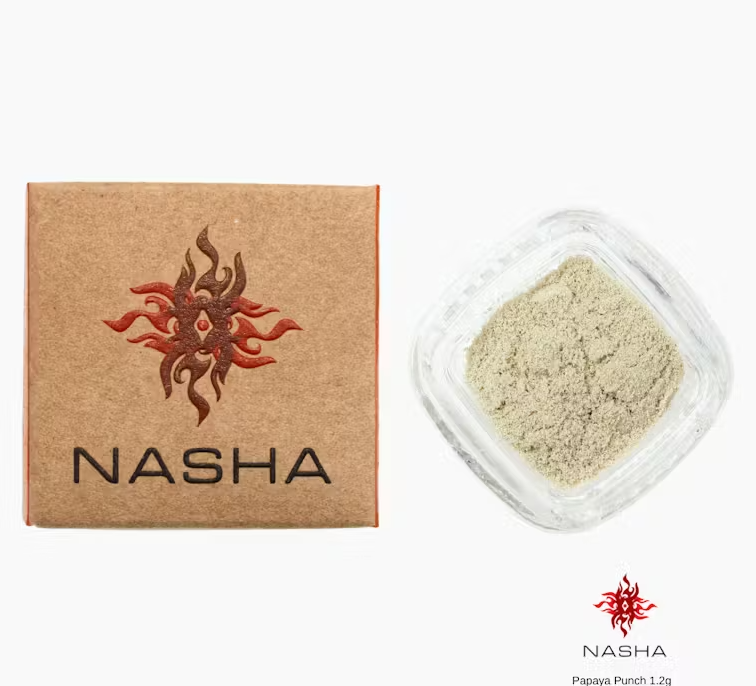 NASHA - PAPAYA PUNCH (ORANGE UNPRESSED ) HASH 1.2G