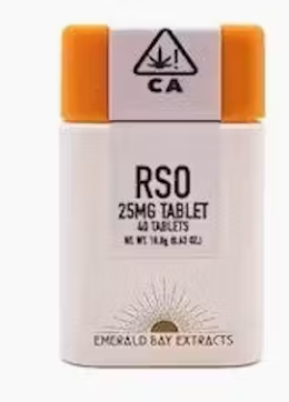 EMERALD BAY EXTRACTS BLUE DREAM 25MG RSO TABLETS