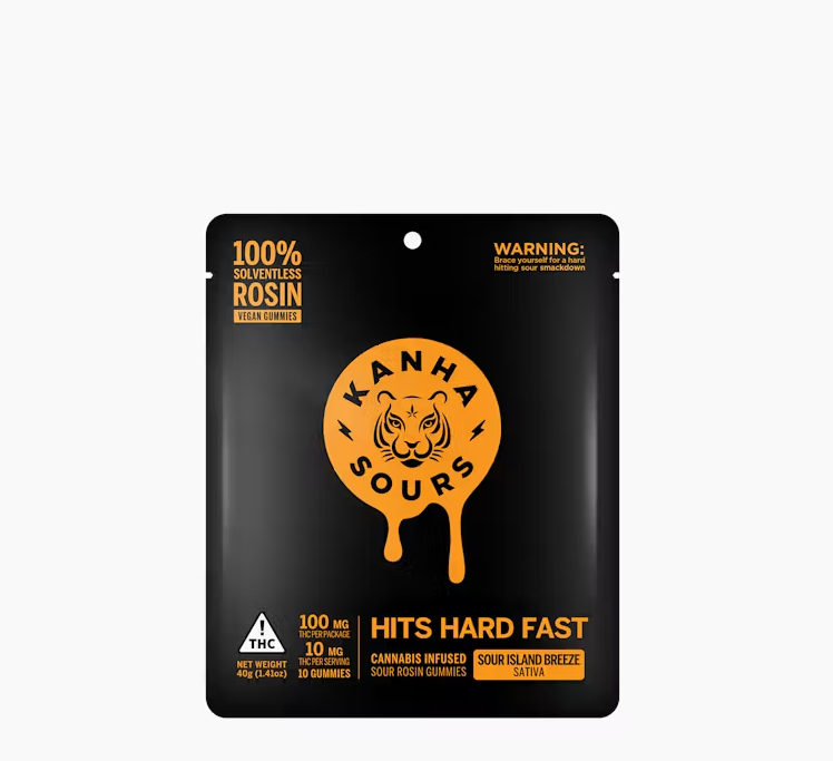 KANHA - SOUR ISLAND BREEZE VEGAN ROSIN NANAO GUMMIES