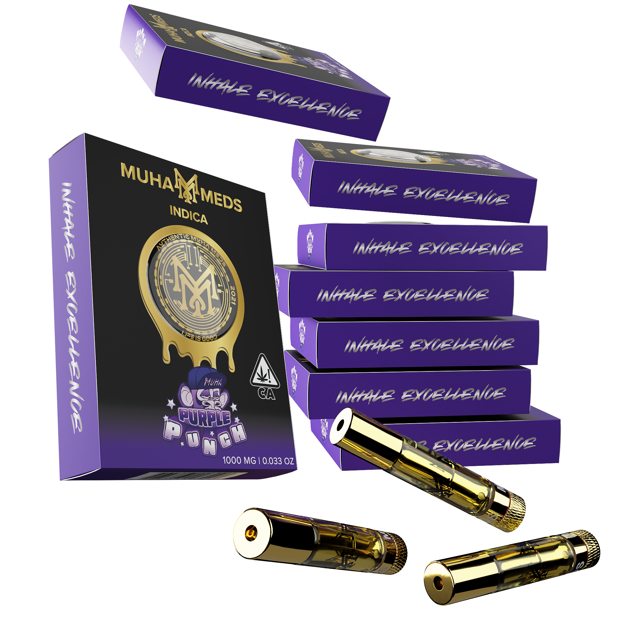 MUHA MEDS - PURPLE PUNCH CART 1G