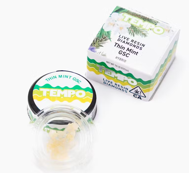 TEMPO - THIN MINT GSC LIVE RESIN DIAMONDS 1G