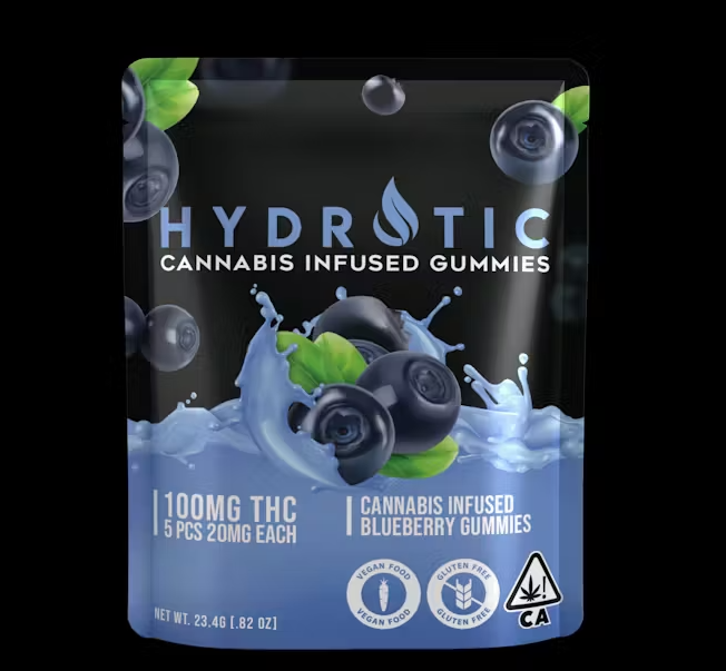 HYDROTIC BLUEBERRY GUMMIES 100MG