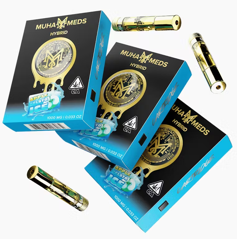 MUHA MEDS - APPLE GELATO ICE DISTILLATE CART 1G