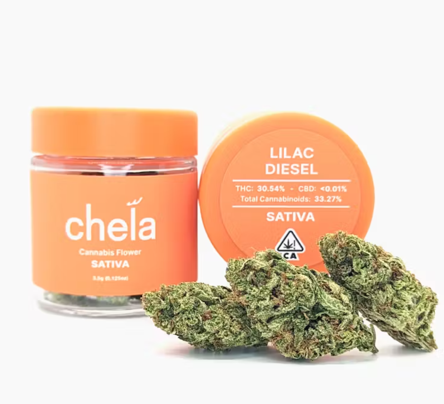 Lilac Diesel Orange Jar Sativa