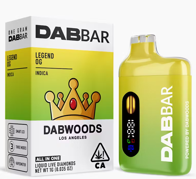 DABWOODS - LEGEND OG LIVE DIAMONDS DAB BAR 1G