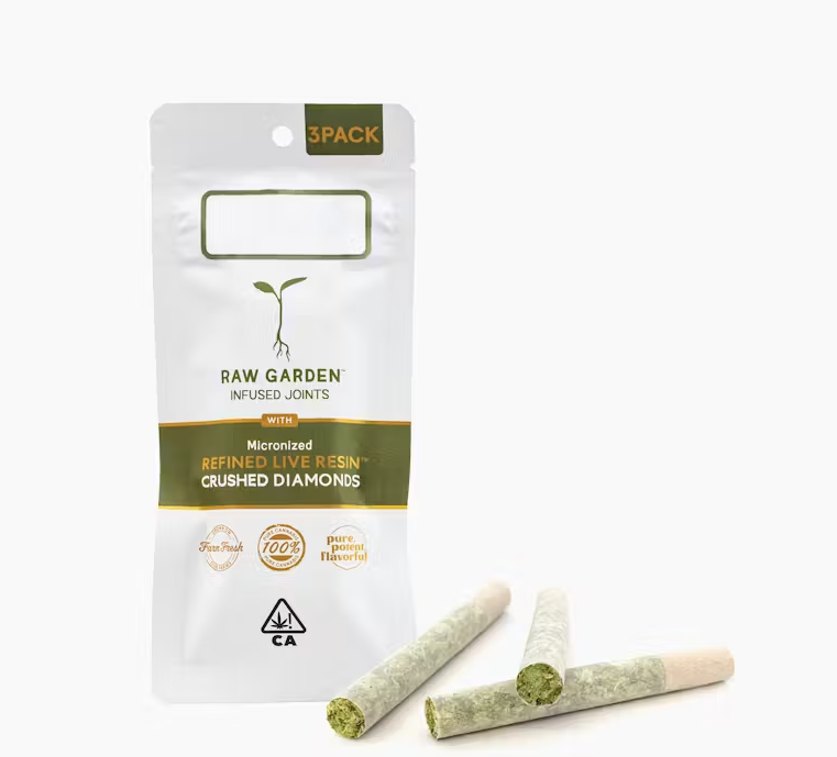Space Station OG RLR™ Crushed Diamonds Infused (3) 0.5g Joints