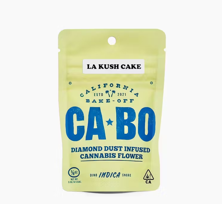 CABO - LA KUSH CAKE DIAMOND DUSTED INFUSED 3.5G (INDICA)