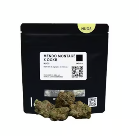 LOLO - MENDO MONTAGE X OGKB 3.5G BLACK BAG (HYBRID)