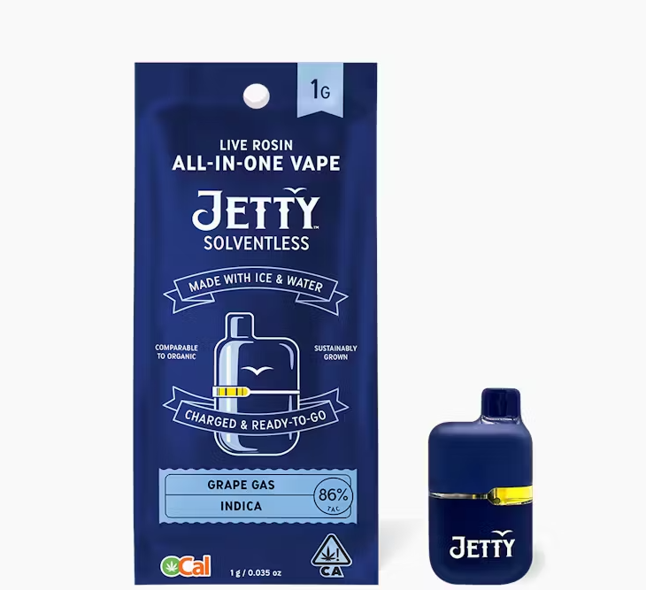 JETTY EXTRACTS - GRAPE GAS MINI TANK ALL IN ONE 1G