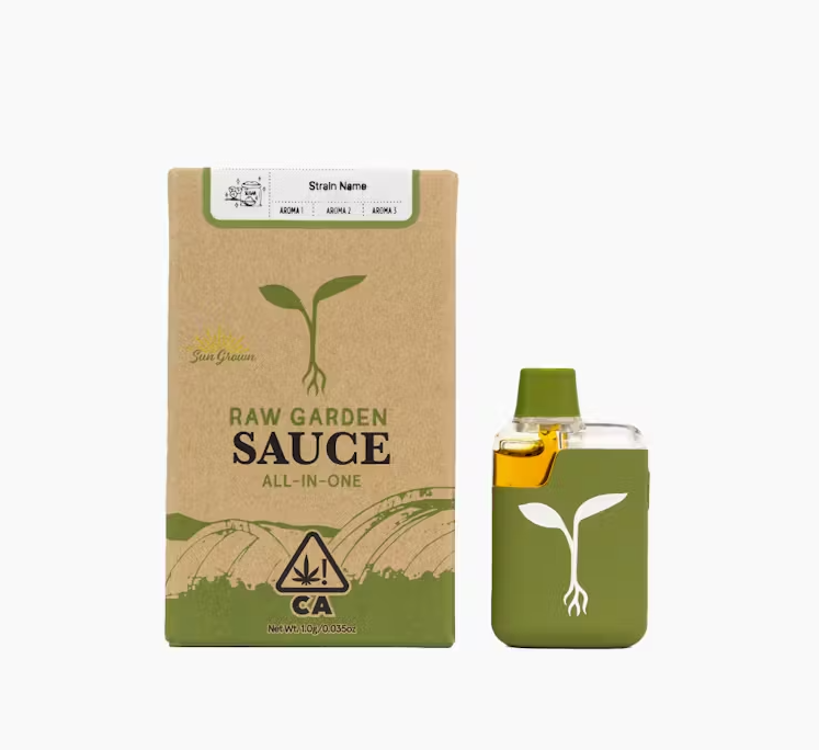 RAW GARDEN - KUSH CRASHER SAUCE ALL IN ONE 1G