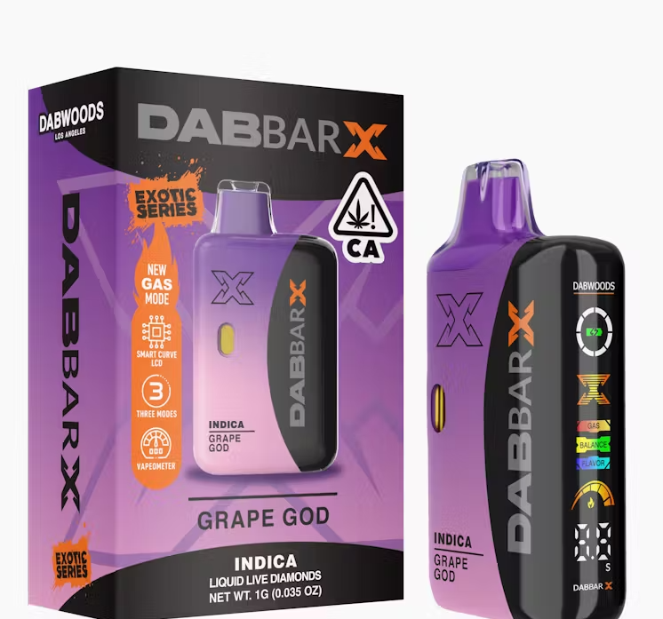DABWOODS - GRAPE GOD LIVE DIAMONDS ALL IN ONE 1G
