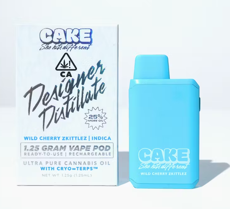 CAKE SHE HITS DIFFERENT - WILD CHERRY ZKITTLEZ READY TO USE 1.25G