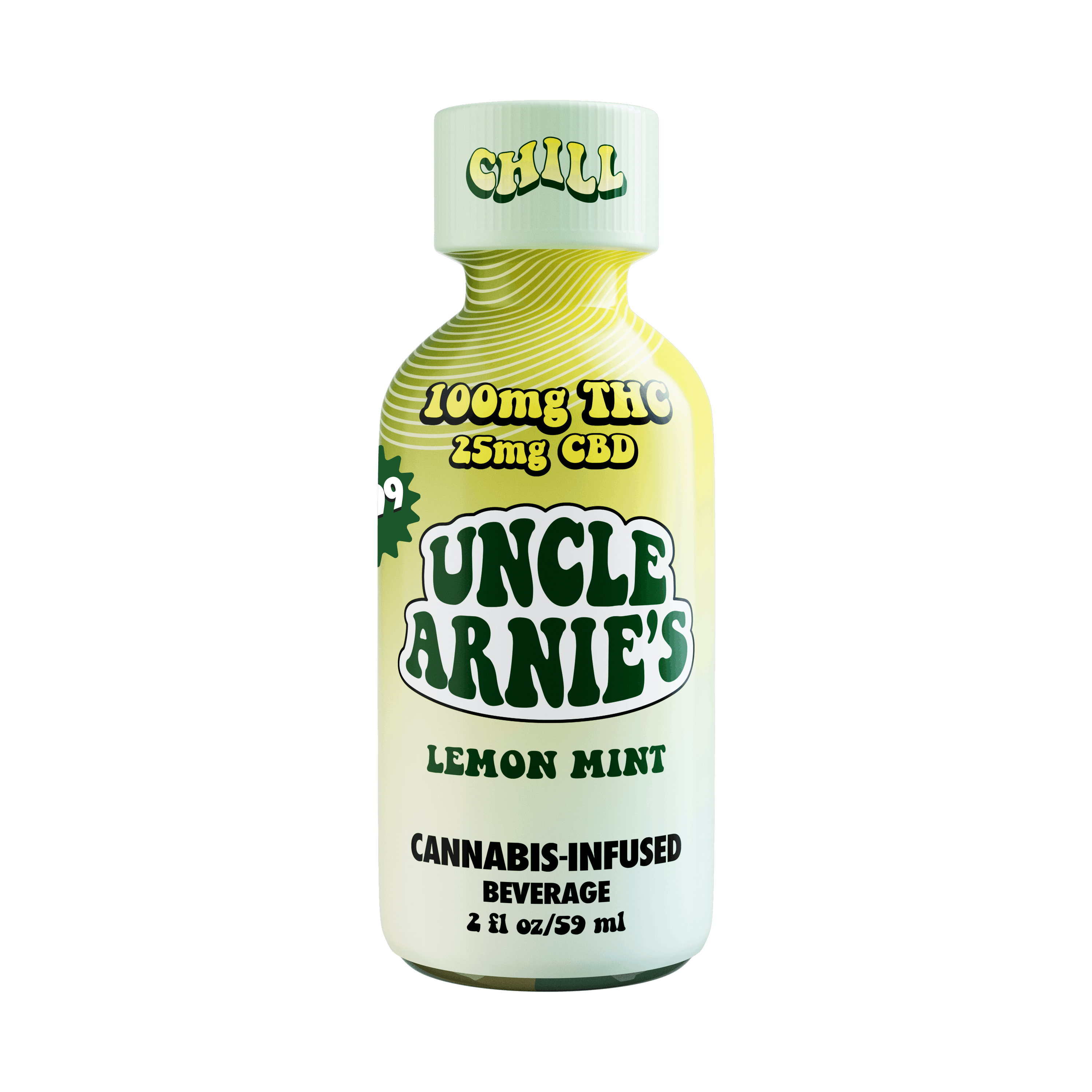 UNCLE ARNIE'S BEVERAGE 2OZ LEMON MINT 4:1
