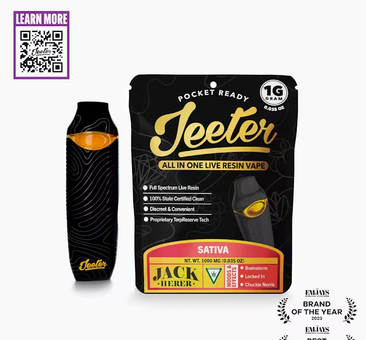 JEETER - JACK HERER ALL IN ONE 1G