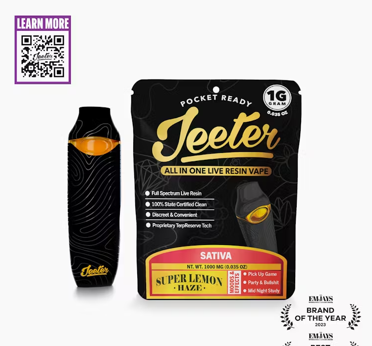 JEETER - SUPER LEMON HAZE ALL IN ONE 1G