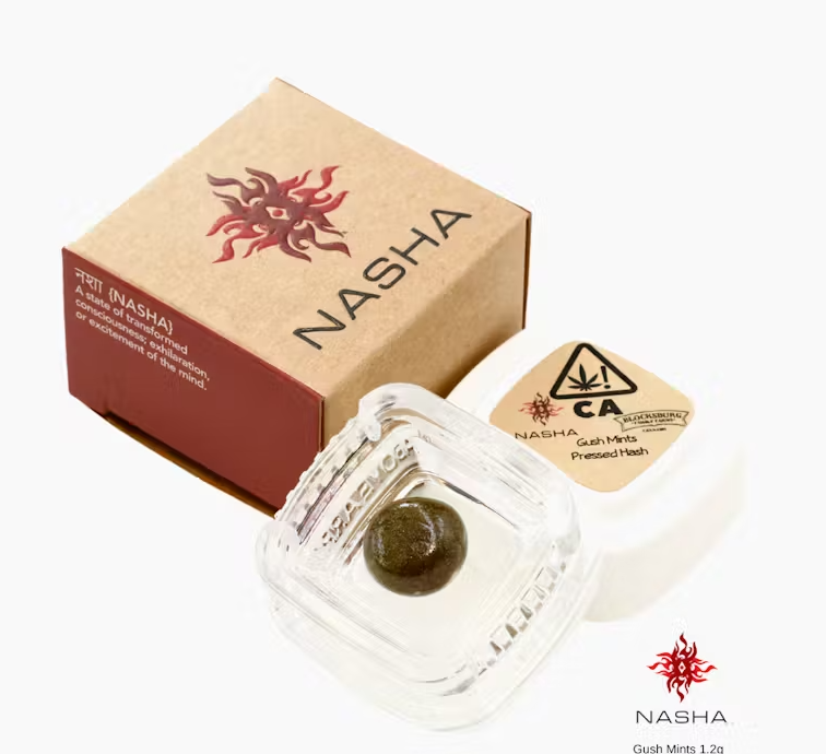 NASHA - GUSH MINTS (RED PRESSED) HASH 1.2G