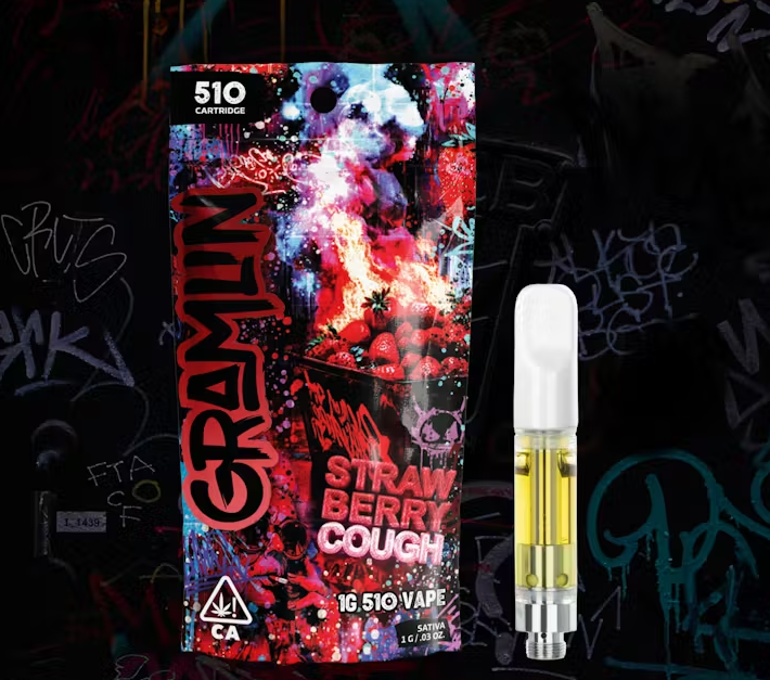 GRAMLIN - STRAWBERRY COUGH CART 1G