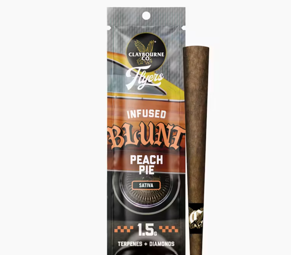 CLAYBOURNE CO. - PEACH PIE INFUSED BLUNT 1.5G