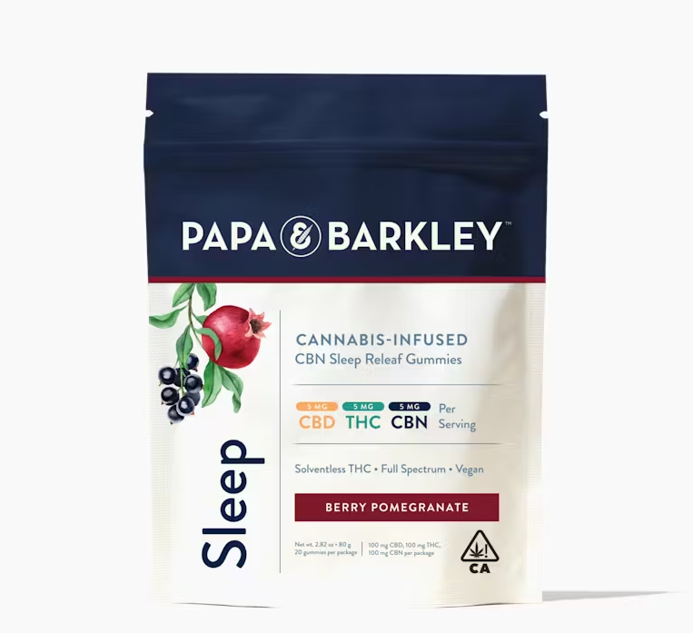 PAPA & BARKLEY - BERRY POMEGRANATE 1:1:1 THC:CBD:CBN