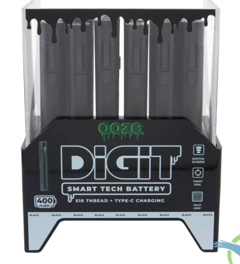 OOZE 510 THREAD DIGIT SMART TECH BATTERY