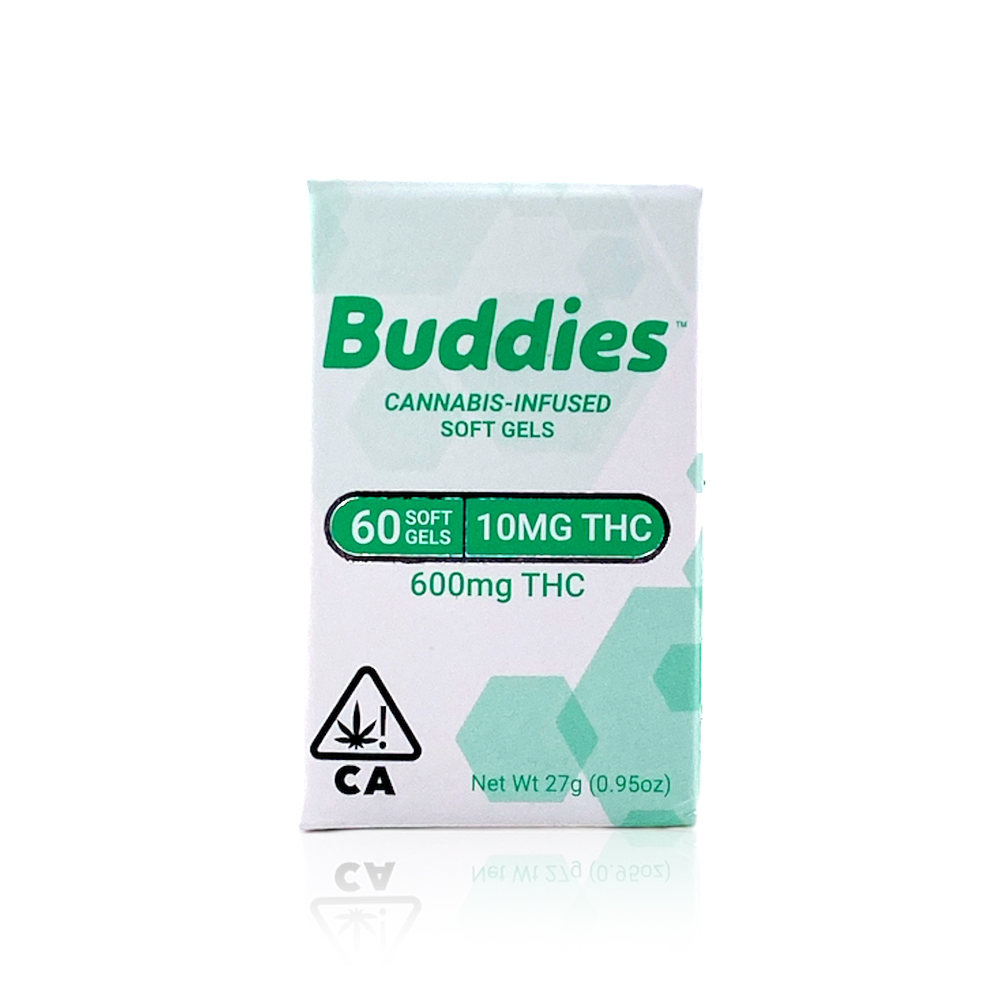 BUDDIES 10MG CAPSULES (60 CT) 600MG