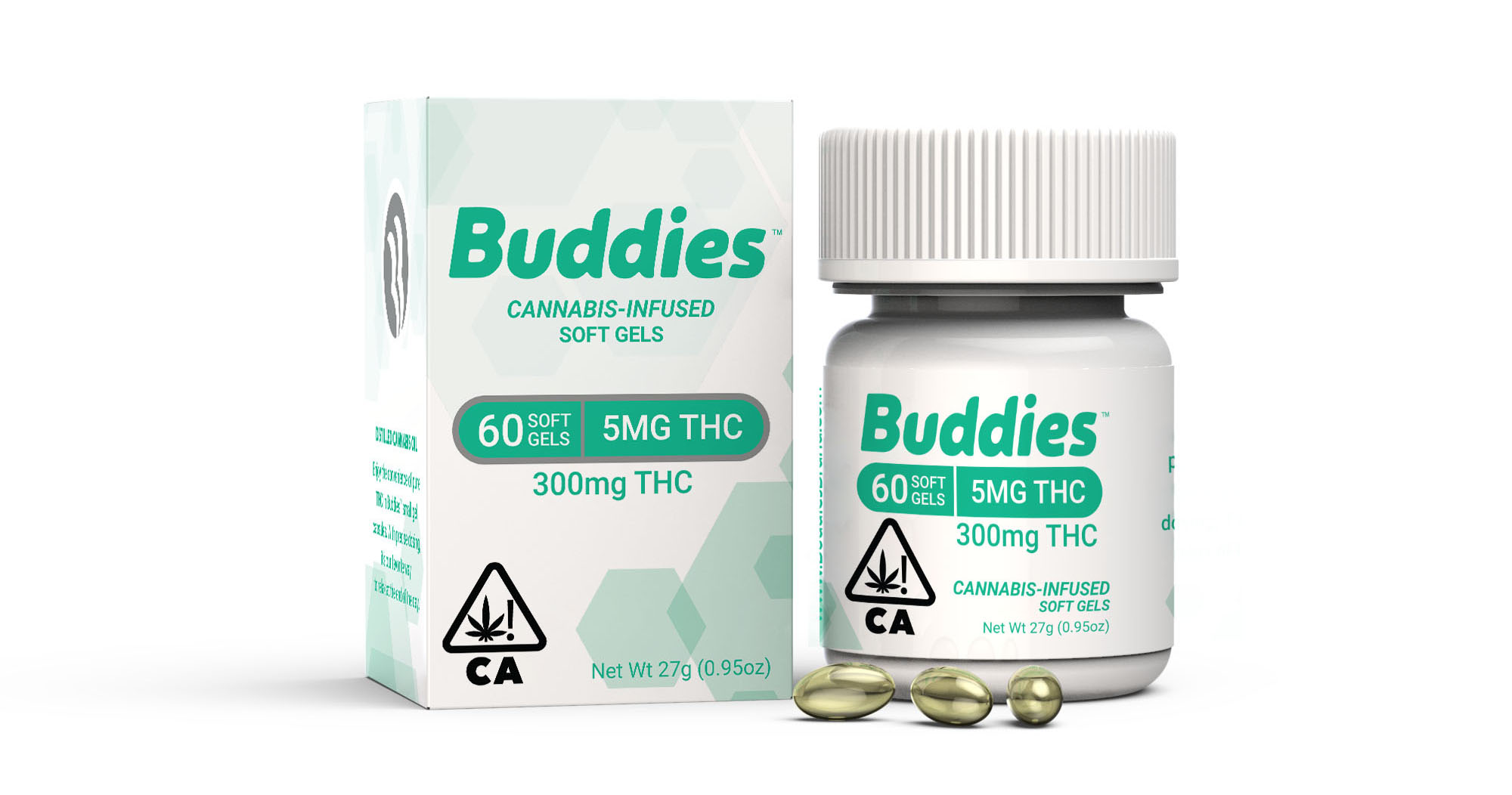 BUDDIES THC 5MG CAPSULE 60PC