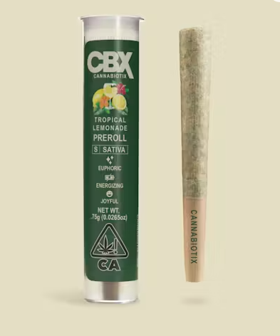 CANNABIOTIX TROPICAL LEMONADE .75G PREROLL