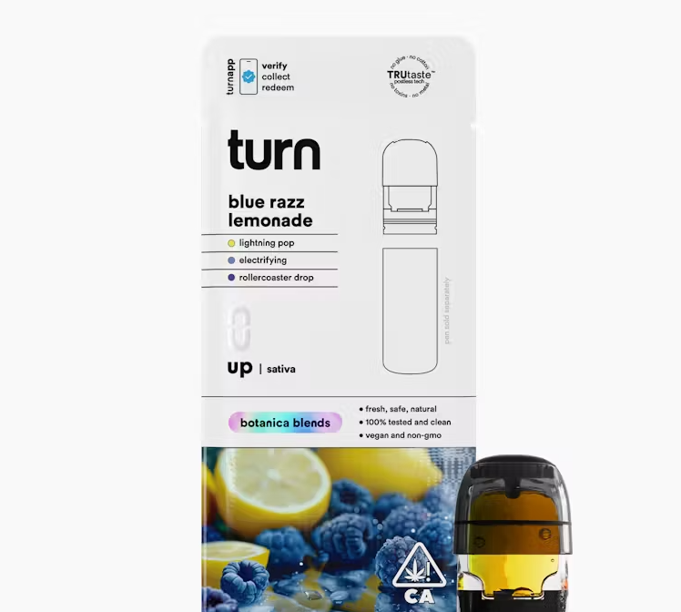 TURN - BLUE RAZZ LEMONADE POG 1G