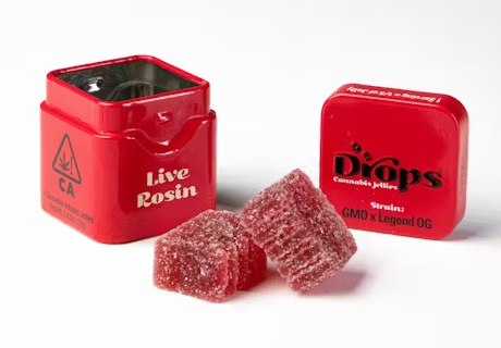DROPS CHERRY 2PK LIVE ROSIN 100MG STRAIN SPECIFIC
