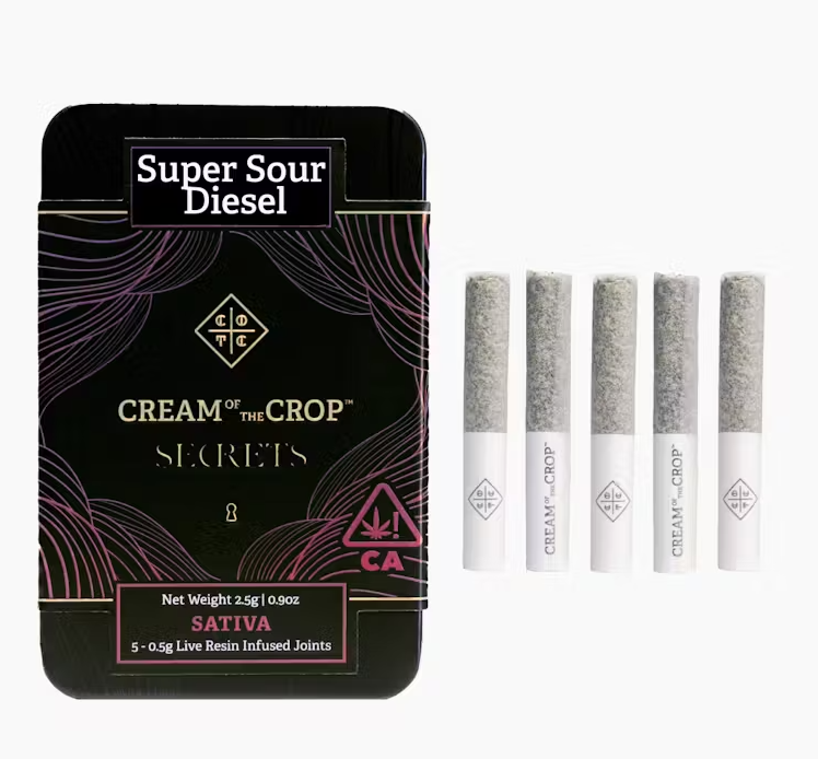 Super Silver Haze Infused Preroll 5PK