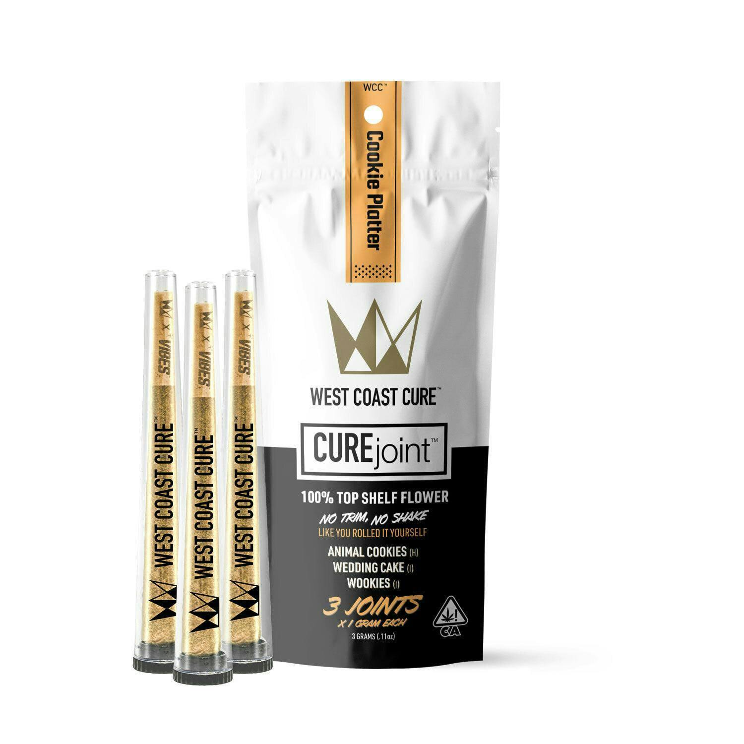 WEST COAST CURE COOKIE PLATTER 3PK