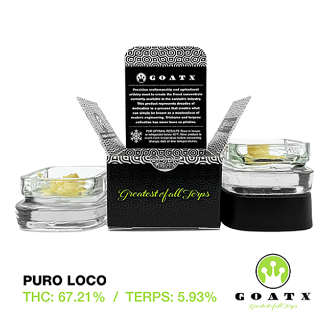 Goatx | Puro Loco | 1G | Live Rosin