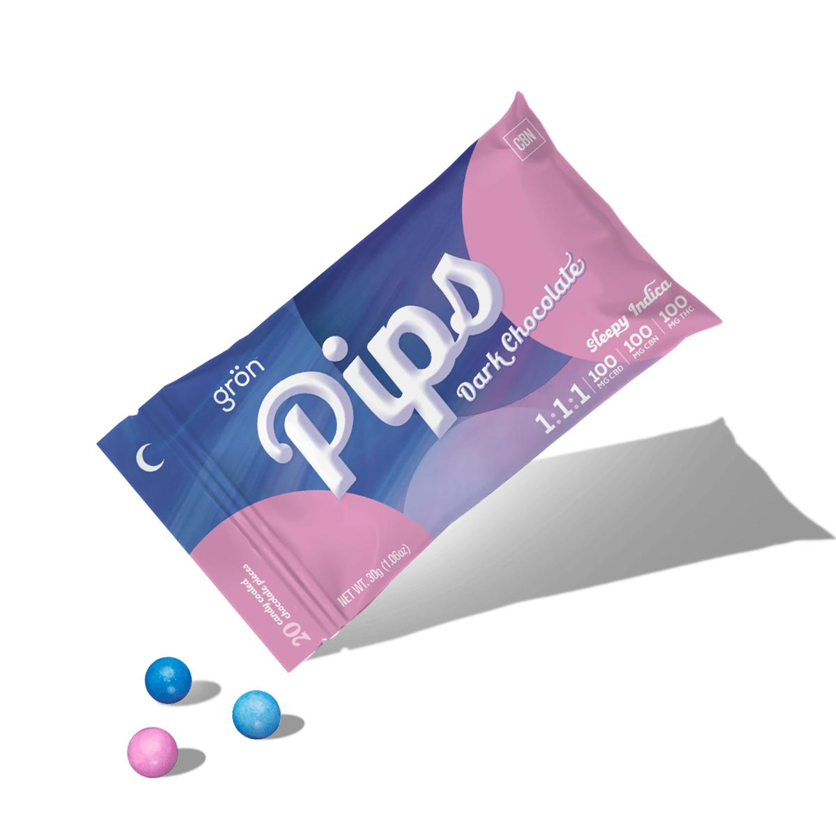 1:1:1 Dark Chocolate Pips