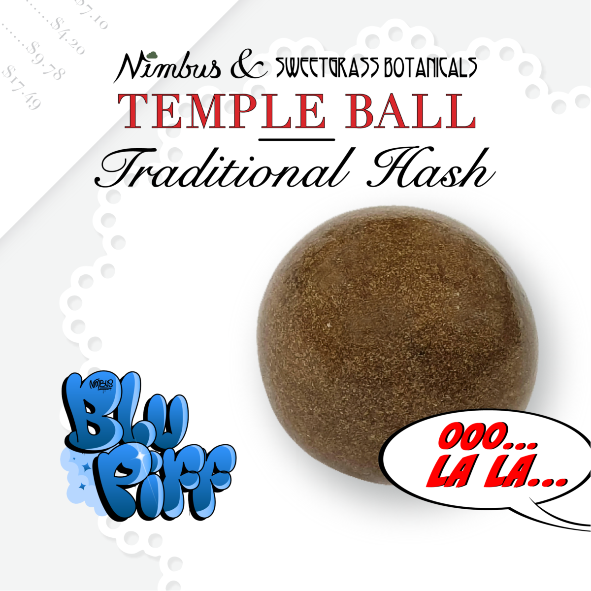 BLU PIFF | TEMPLE BALL HASH | 1G