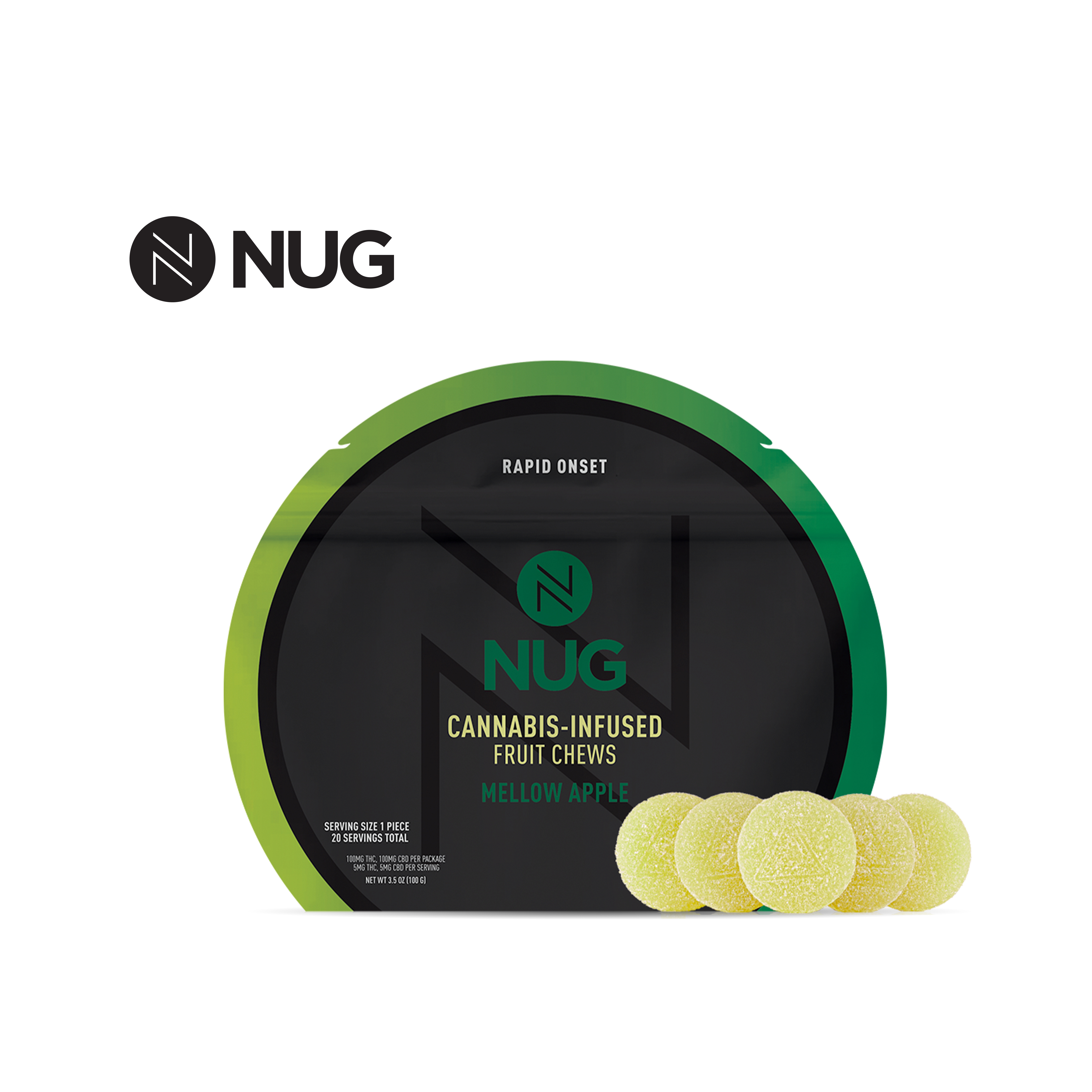 NUG — Mellow Apple / Nano Fruit Chews