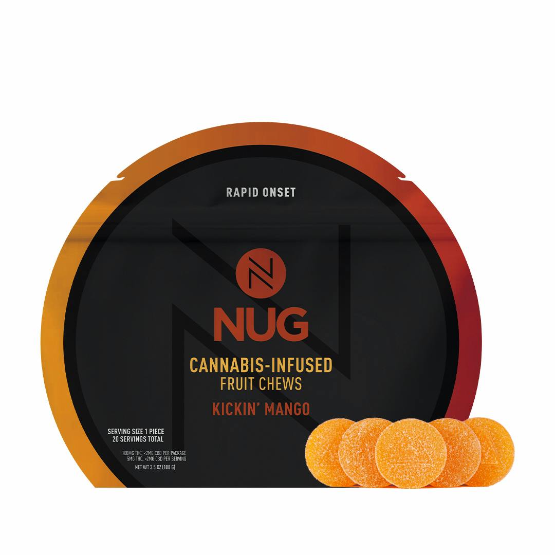 NUG — Kickin Mango Nano Fruit Chews