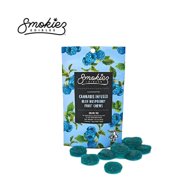 Smokiez — Blue Raspberry Fruit Chews