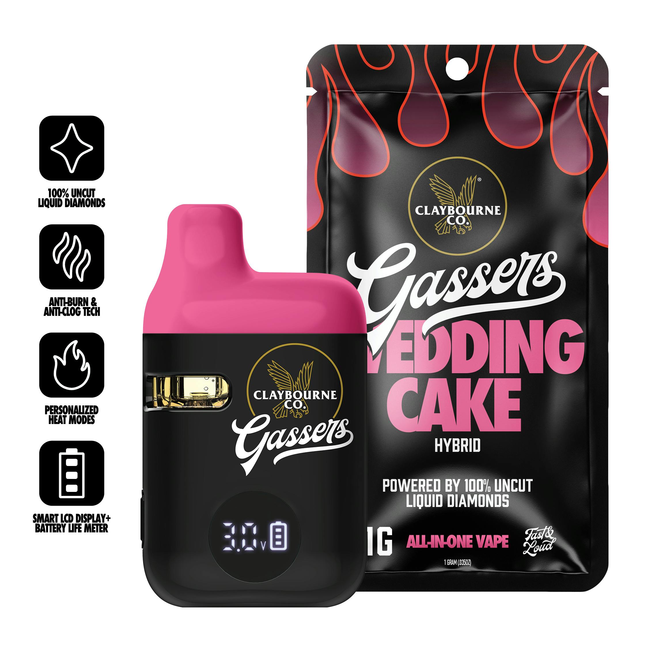 Claybourne: Wedding Cake Gassers