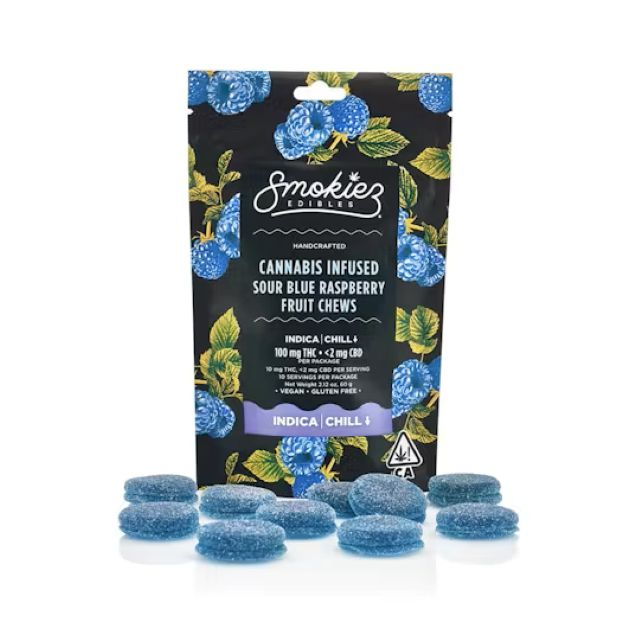 Smokiez: Sour Blue Raspberry