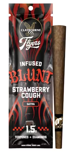 Claybourne: Strawberry Cough Flyers Blunt