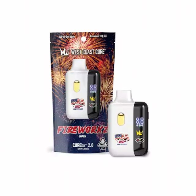 West Coast Cure: 250TH Fireworks Curebar 2.0
