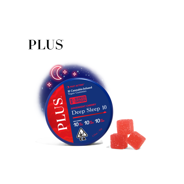 1:1:1 GOODNIGHT CHERRY DEEP SLEEP 100MG THC:CBN:CBD 10 PACK GUMMIES