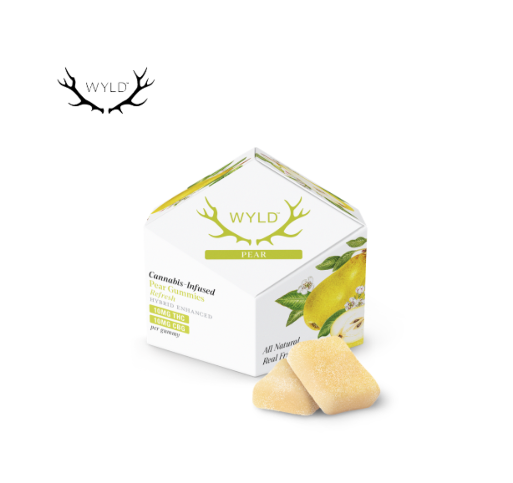 1:1 PEAR 100MG CBG:THC 10 PACK GUMMIES