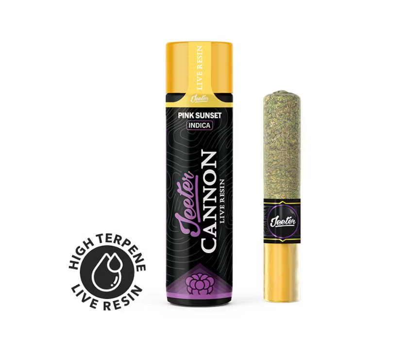PINK SUNSET 1.3G LIVE RESIN INFUSED CANNON PREROLL
