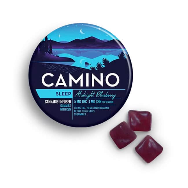 MIDNIGHT BLUEBERRY 10PK (10MG/100MG) 5:1 CBN GUMMIES [I]