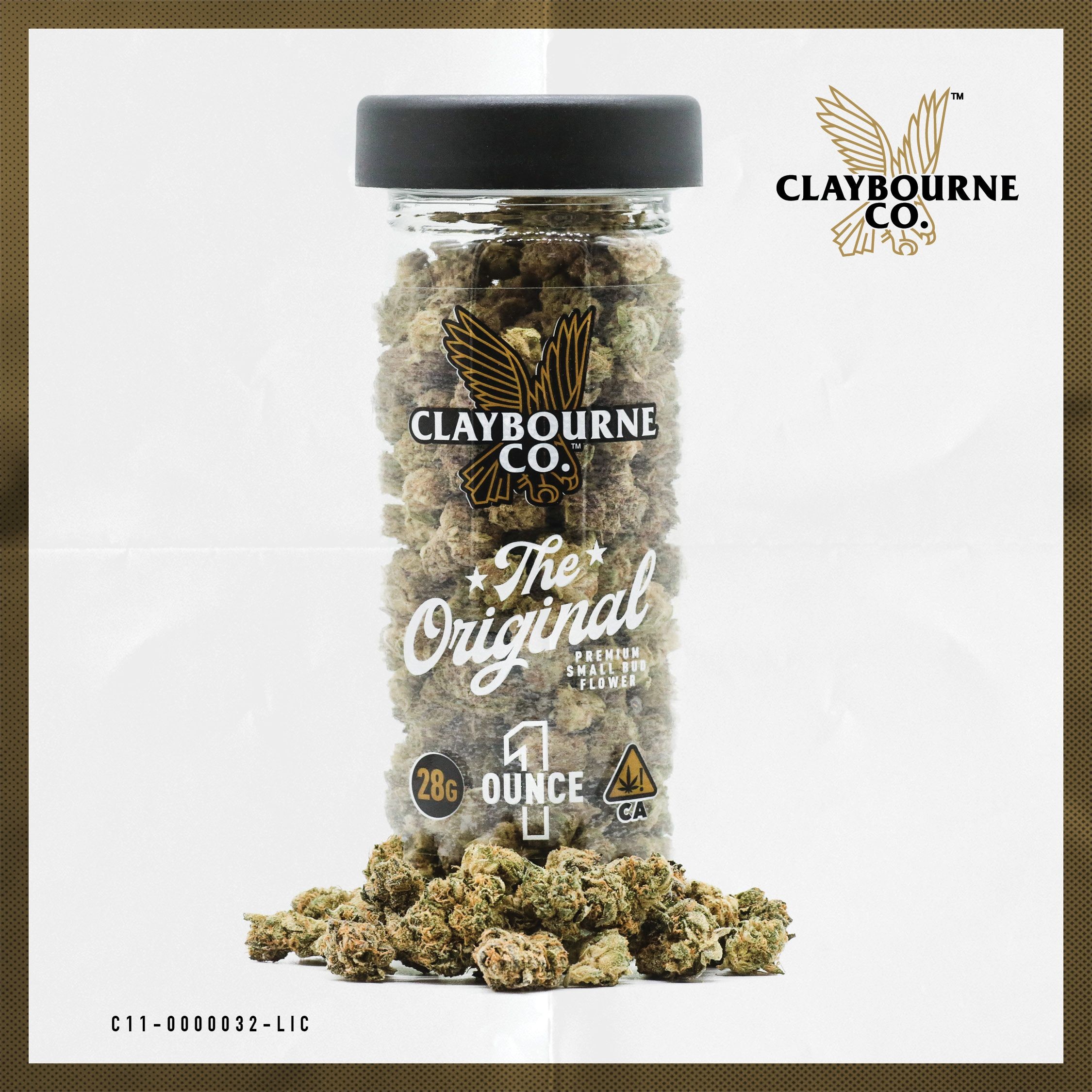 CLAYBOURNE CO. GMO PREMIUM SMALL BUD 28G