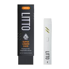 LITTO SUPER LEMON HAZE 1G THC DISPOSABLE VAPE PEN SATIVA