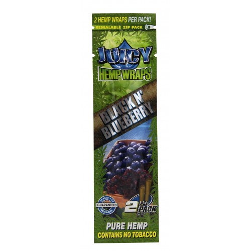 JUICY HEMP BLACKBERRY N' BLUEBERRY (2/PK)
