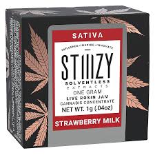 STIIIZY STRAWBERRY MILK LIVE ROSIN JAM 1G